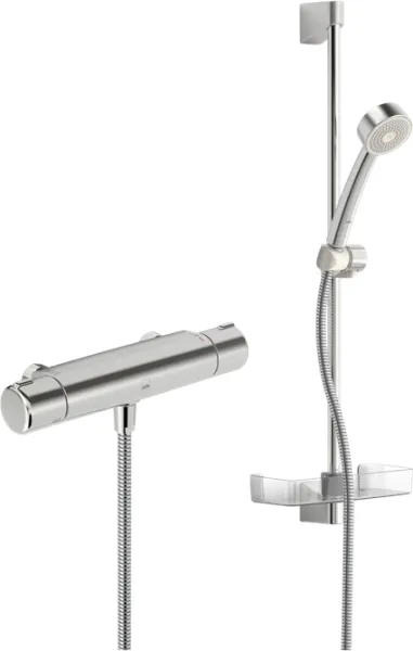 Oras Apollo doucheset met Nova thermostatische mengkraan, chroom