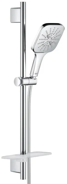 Grohe Rainshower SmartActive 130 Cube doucheset, 3 straalsoorten, chroom