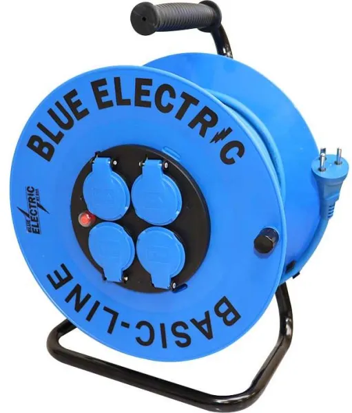 Blue electric kabelhaspel Basicline - 40 m