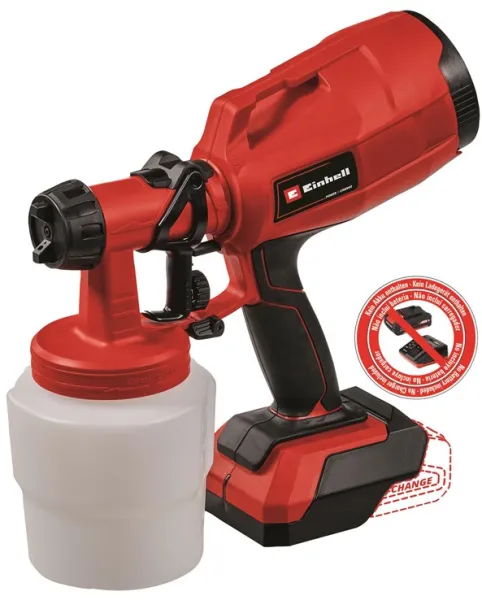 Einhell TC-SY 18/60 Li accu verfspuit 18 volt zonder batterij en oplader