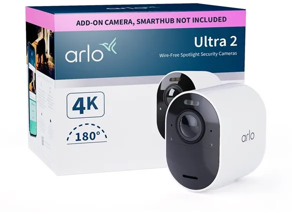 Arlo Ultra 2 4K UHD Draadloze Beveiligingscamera - Add-On
