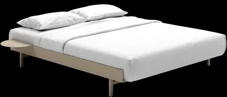 MOEBE Bed Bedframe 90-180 cm Zand