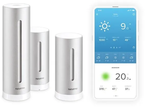 Netatmo Smart Weerstation + Extra Binnenmodule