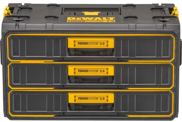 DeWalt® ToughSystem® 2.0 gereedschapskist met drie laden